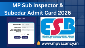 MP Sub Inspector Admit Card 2026 #mp_si_admit_card_2026_dowloand #mp_si_admit_card_2026 #mp_subedar_admit_card_2026 mpesb_admit_card_2026 #mpesb_admit_card #esb_admit_card_2026 #esb_admit_card