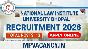 NLIU Bhopal Recruitment 2026 | National Law Institute University Bhopal Recruitment 2026 #mp_nliu_recruitment_2026 #nliu_bhopal_vacancy_2026 #mp_coordinator_recruitment_2026 #mp_coordinator_vacancy_2026 #mp_legal_fellow_recruitment_2026 #mp_legal_fellow_vacancy_2026 #mp_documentation_officer_recruitment_2026 #mp_documenation_officer_vacancy_2026 #mp_social_work_fellow_recruitment_2026 #mp_social_work_fellow_vacancy_2026