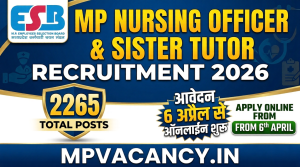 MP Nursing Officer and Sister Tutor Recruitment 2026 Post 2265 #mp_nuring_officer_recruitment_2026 #mp_nursing_officer_vacancy_2026 #mp_nursing_officerr_bharti_2026 #mp_sister_tutot_recruitment_2026 #mp_sister_tutor_vacancy_2026 #mp_sister_tutor_bharti_2026 #mp_nhm_staff_nusre_recruitment_2026 #mp_nhm_staff_nurse_vacancy_2026 #mp_nhm_staff_nurse_bharti_2026 #mp_staff_nurse_recruitment_2026 #mp_staff_nurse_vacancy_2026 #mp_staff_nurse_bharti_2026
